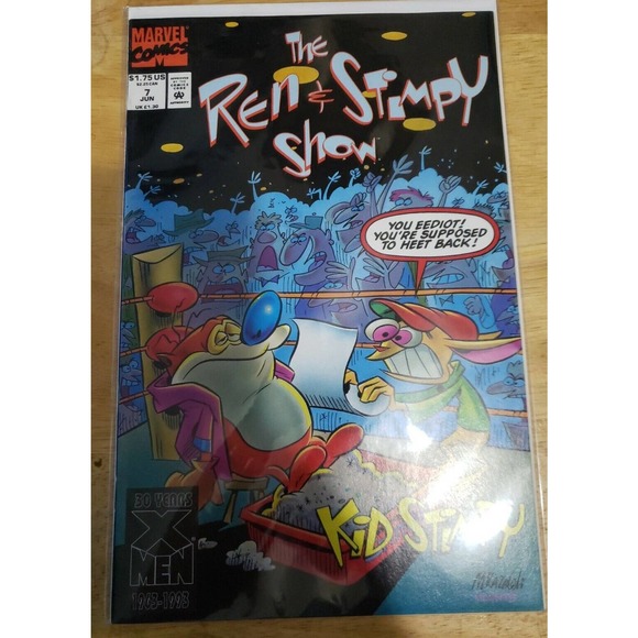 REN & STIMPY SHOW #7 MARVEL COMIC 1993 VG Kid Stimpy - Picture 3 of 3